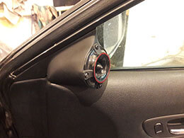 Mazda 6 изготовление подиума под в.ч. динамик